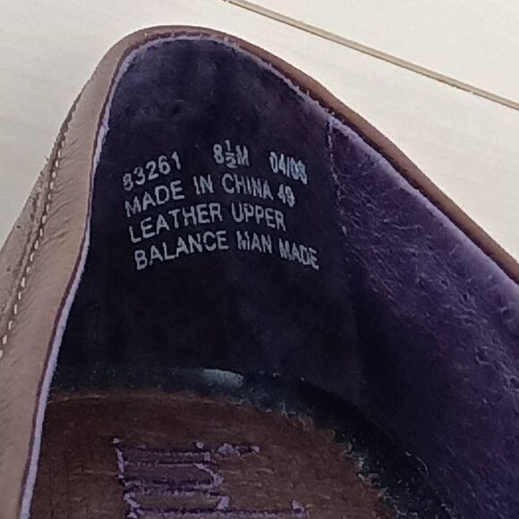 Indigo by Clarks Women's Brown Leather Pointed Toe Slip-On Loafers Size 8.5 - Picture 5 of 5